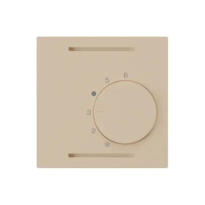Kit frontal ENC kallysto beige pour thermostat d'ambiance sans interrupteur 