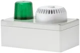 Lampe flash Hugentobler type 110 avec sirène 230VAC 5Ws vert 