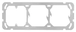 Placca di fissaggio I-I-I Hager orizz. per FA6/M3/XLR 77×197mm 
