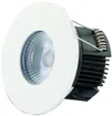 EB-LED-Downlight DOTLUX MULTIsun 8W, 2000…2800K, dimmbar, rund, weiss matt 