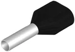 Capocorda doppio Weidmüller H isolato 1.5mm² 10mm nero DIN sciolto 