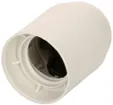 Portalampada E27 materiale sintetico M10×1 bianco liscio 