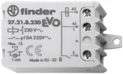 Interrupteur impulsion INC Finder 27 EVO, 1F 10A/230VAC AgNi, ON/OFF 