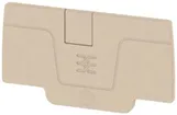 Piastra terminale Weidmüller serie A AEP 2C 4 58×2.1mm, beige 