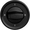 Interrupteur rotatif STANDARDdue 0/1L noir, avec manette 