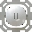 Contatto a pulsante luminoso Max Hauri EXO 2×A/R, 2×illuminato, IP55, bianco 