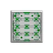 Unità funzionale KNX RGB 1…4× EDIZIOdue silver con LED 