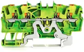 Morsetto di protezione WAGO TopJob-S 2.5mm² 4L verde-giallo serie 2202 
