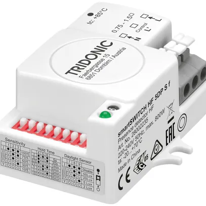 Détecteur de mouvement/lumière INC Tridonic smartSWITCH HF 5DP S f, blanc 