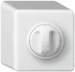 Interrupteur rotatif AP basico 5/1L blanc avec manette 