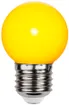 Lampe LED M. Schönenberger E27 1W 18lm 69mm G45 opalin jaune 