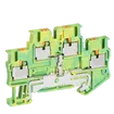 Morsetto a 2 piani PE CLIPLINE 0.14…1.5mm² verde-giallo 