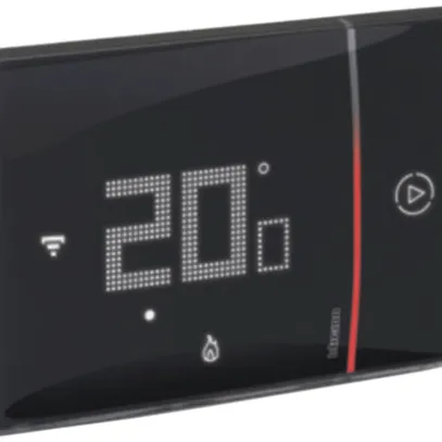 Thermostat d'ambiance ENC Smarther2 en réseau, noir 