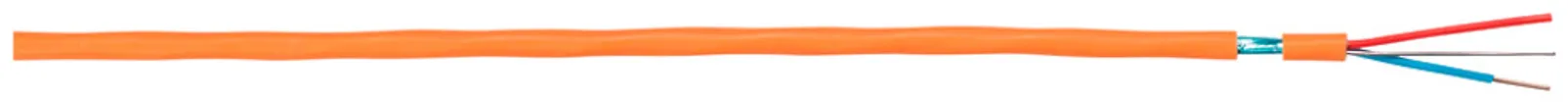 Câble TT FE180/E30 4×2×0.8+1×0.8mm², orange Une longueur