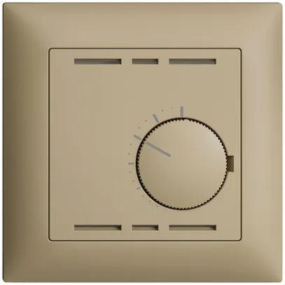 Thermostat d'ambiance ENC EDIZIOdue sand, sans interrupteur 