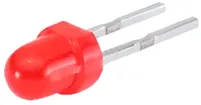 LED single EAO T1 Bi-Pin 3.2VDC, 20mA, grün 