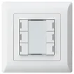 UP-Taster kallysto.line KNX 6×RGB LED s/e-link weiss 