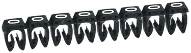 Kennzeichnungsring Legrand CAB 3, für 1.5…2.5mm² Aufdruck: '0', schwarz 