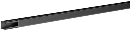 Canal d'installation tehalit LF 15×15×2000mm (l×h×L) PVC noir 