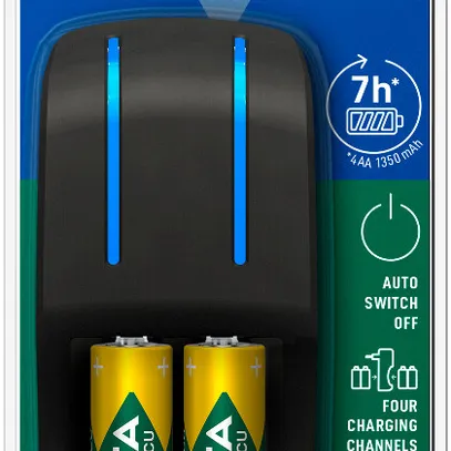 Caricabatterie VARTA Pocket Charger con 4×AA 2.1Ah Ready To Use 
