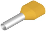 Zwillings-Aderendhülse Weidmüller H isoliert 2×1mm² 8mm gelb lose 