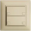 UP-Taster KNX 2-fach EDIZIOdue colore vanille RGB mit LED 