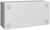 Piccola scatola Rittal KX Derivazione, IP66, 200×200×120mm, lamiera d'acciaio 