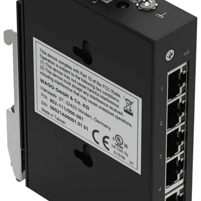 Industrial Switch WAGO Contact Eco Switch 5×100Base-TX schwarz 