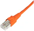 Câble patch Dätwyler CU RJ45 50.0m orange S/FTP Kat.6A LS0H 