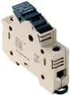 Morsetto fusible WM WSI /1 10X38/LED 1KV connessione a vite 25mm² TS35 beige 