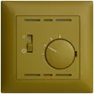 UP-Abdeckset für Thermostat EDIZIOdue, Schalter Heizen/Kühlen, 88×88mm, olive 