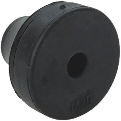 Gummidurchführung M20 schwarz für Kabel Ø8…13mm Quickseal 