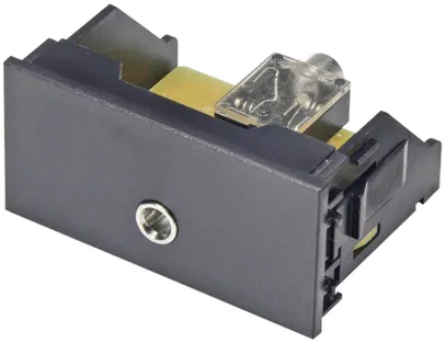 Jack-Modul Cecoflex für AV-Montagesystem, 3.5mm f/f, schwarz 