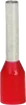 Capocorda tipo B isolato 1mm²/8mm rosso 