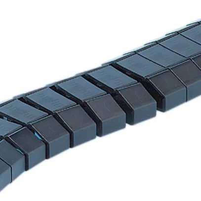 Canale di cavo R&M flessibile 1m, grigio scuro 