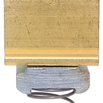 PE-Klemme Woertz 6…16mm² Schraubanschluss 2×1 Hut-/G-Schiene TH35/G32 