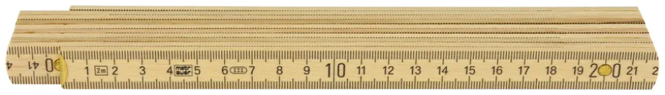 Gliedermeter Holz 2m 