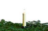 Ghirlanda luminosa LED MK, 15 pezzi, E10, gambo color avorio 