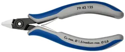 Tronchese KNIPEX 125mm, 64HRC, Ø0.1…1.5mm/Ø0.8mm 