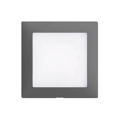 Kit frontale EDIZIOdue grigio scuro 60×60mm per lampada LED 