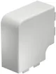 Angle plat Bettermann pour canal d'installation WDK blanc pur 60×110mm 