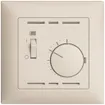 Thermostat d'ambiance ENC EDIZIOdue crema, avec interrupteur 