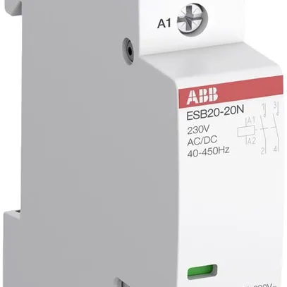 Contacteur AMD ABB ESB20, 1F/1O 20A AC-1, 230VAC/DC 