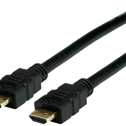 Câble HDMI VALUE 4K@60Hz (HDMI 2.0) HDR 3D ethernet clip noir 7.5m 