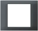 Cadre de recouvrement kallysto 80×100mm enfichable pour boîte ENC G3 anthracite 