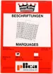 Marquage Plica TBK 0…9 carnet à 810 pcs 