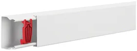 Canale d'installazione tehalit LFS 60×40×2000mm (l×h×L) acciaio bianco traffico 