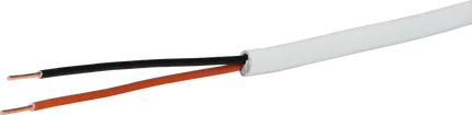 Câble TT 2×1.5mm² 2L blanc Eca Rouleau à 100m
