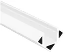 Profilé angulaire alu type 8 DOTLUX, 18×26×2000mm blanc, p.bandes LED 11mm 
