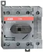 Interrupteur de charge ABB 63A/400V 4L, AC22A, 4.pole à droite gris clair 